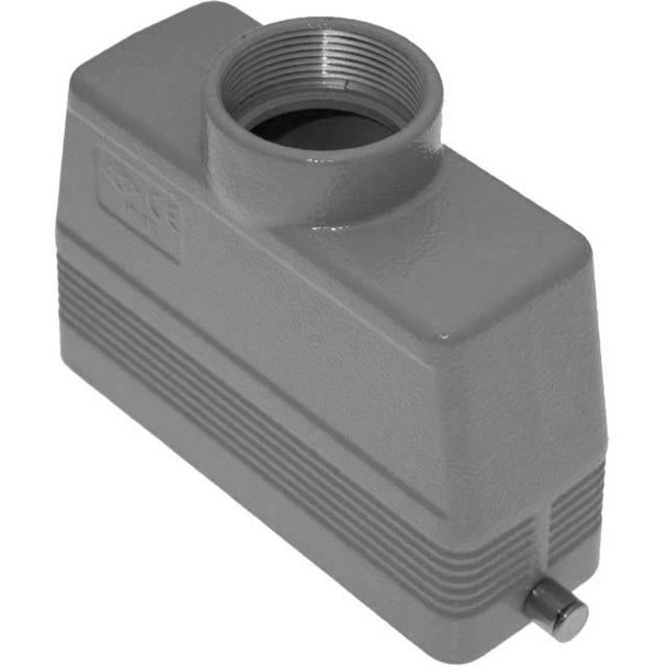 Mencom CAV-24L29 Standard, Rectangular Hood, size 104.27, 2 Pegs, Top PG29 cable entry, High Construction | American Cable Assemblies