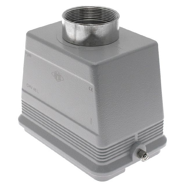 Mencom CHV-48L Standard, Rectangular Hood, size 104.62, 2 Pegs, Top PG36 cable entry | American Cable Assemblies