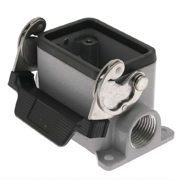 Mencom CHPT-06.4L Standard, Rectangular Base, Single Latch, Surface mount, size 44.27, Side .5-NPT cable entry | American Cable Assemblies