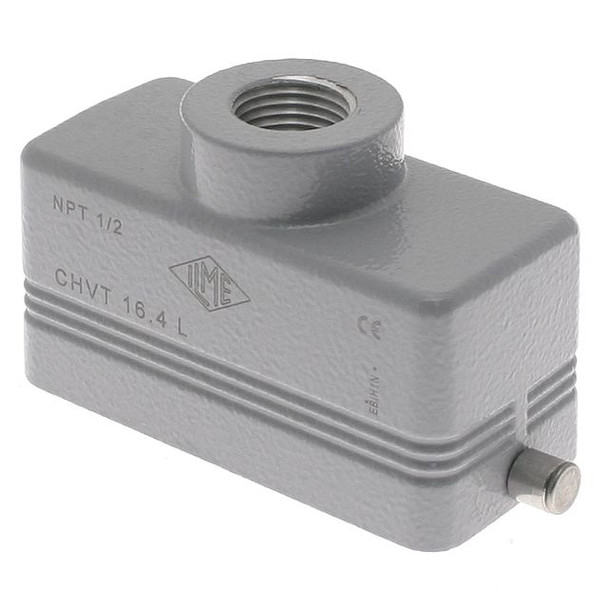 Mencom CHVT-16.4L Standard, Rectangular Hood, size 77.27, 2 Pegs, Top .5-NPT cable entry | American Cable Assemblies