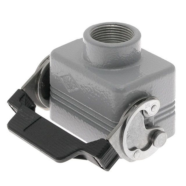 Mencom CHV-06LX16 Standard, Rectangular Hood, size 44.27, Single Latch, Top PG16 cable entry | American Cable Assemblies