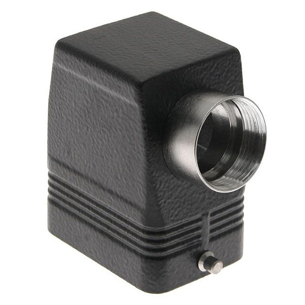 Mencom CAOW-06L21 Aggressive, Rectangular Hood, size 44.27, 2 Pegs, Side PG21 cable entry, High Construction | American Cable Assemblies