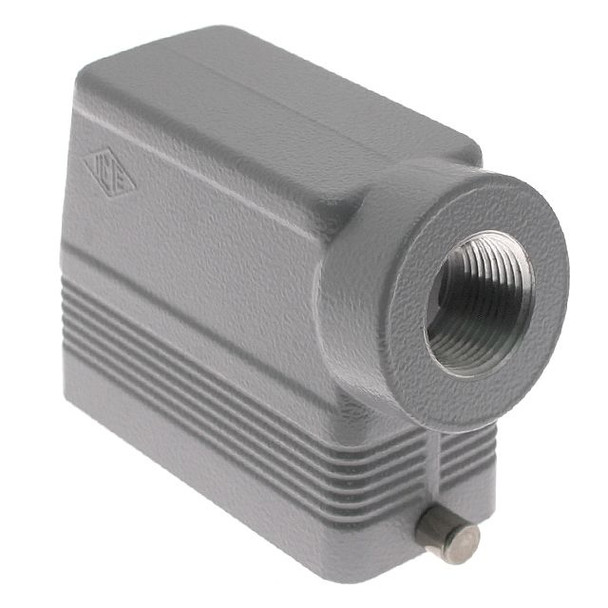 Mencom CAOT-16.5L Standard, Rectangular Hood, size 77.27, 2 Pegs, Side .75-NPT cable entry, High Construction | American Cable Assemblies