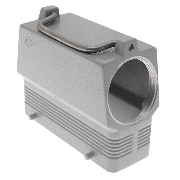 Mencom CQO-24 Standard, Enlarged Rectangular Hood, size 104.27, 4 Pegs, Side PG36 cable entry | American Cable Assemblies