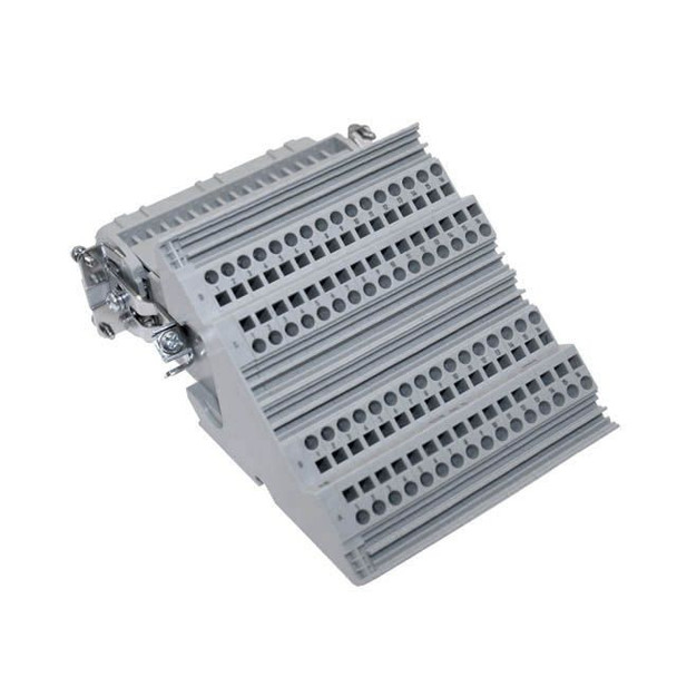 Mencom CTSM-64R Standard, CTS series, Male Rectangular Insert, size 104.27, 64 pin, 10 amp, Standard Spring Right ground | American Cable Assemblies