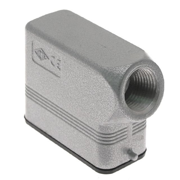 Mencom CZOT-15.4L Standard, Rectangular Hood, size 49.16, 2 Pegs, Side .5-NPT cable entry | American Cable Assemblies