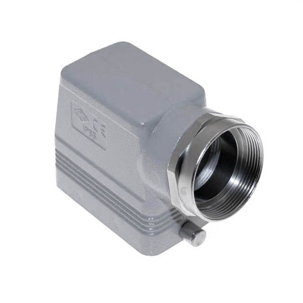 Mencom MAO-10L40 Standard, Rectangular Hood, size 57.27, 2 Pegs, Side M40 cable entry, High Construction | American Cable Assemblies