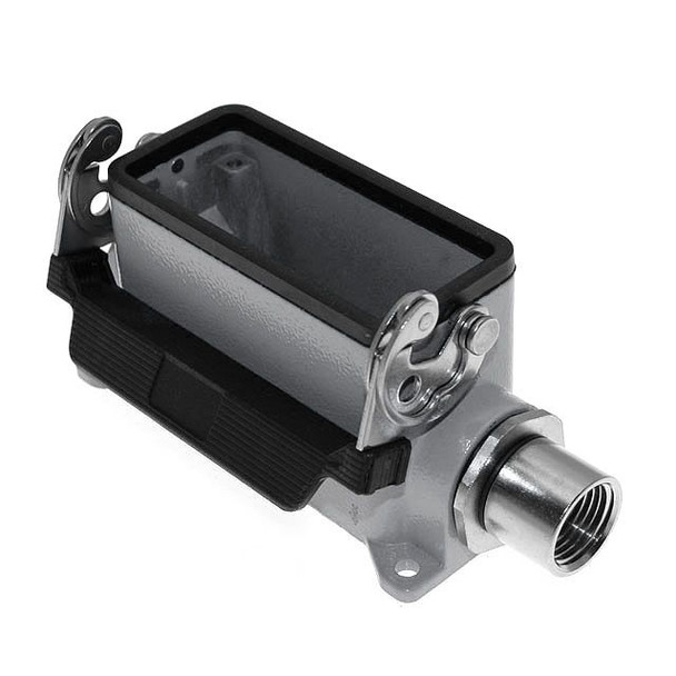 Mencom CHPT-16.4L Standard, Rectangular Base, Single Latch, Surface mount, size 77.27, Side .5-NPT cable entry | American Cable Assemblies