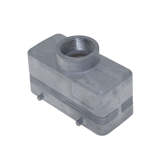 Mencom CHVS-16 EMC, Rectangular Hood, size 77.27, 4 Pegs, Top PG21 cable entry | American Cable Assemblies