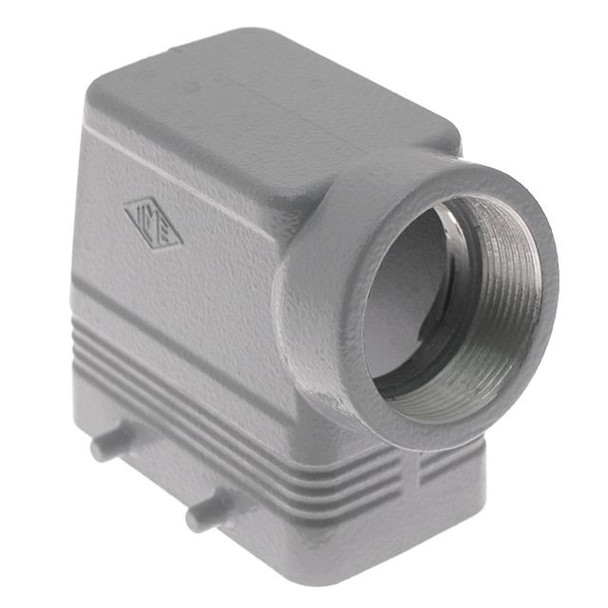 Mencom CMAO-03.29 Insulated, Rectangular Hood, size 57.27, 4 Pegs, Side PG29 cable entry, High Construction | American Cable Assemblies