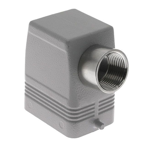 Mencom CAOT-06.5L Standard, Rectangular Hood, size 44.27, 2 Pegs, Side .75-NPT cable entry, High Construction | American Cable Assemblies