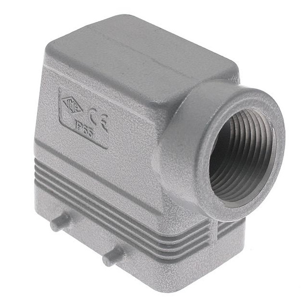 Mencom CAOT-10.6 Standard, Rectangular Hood, size 57.27, 4 Pegs, Side 1.0-NPT cable entry, High Construction | American Cable Assemblies