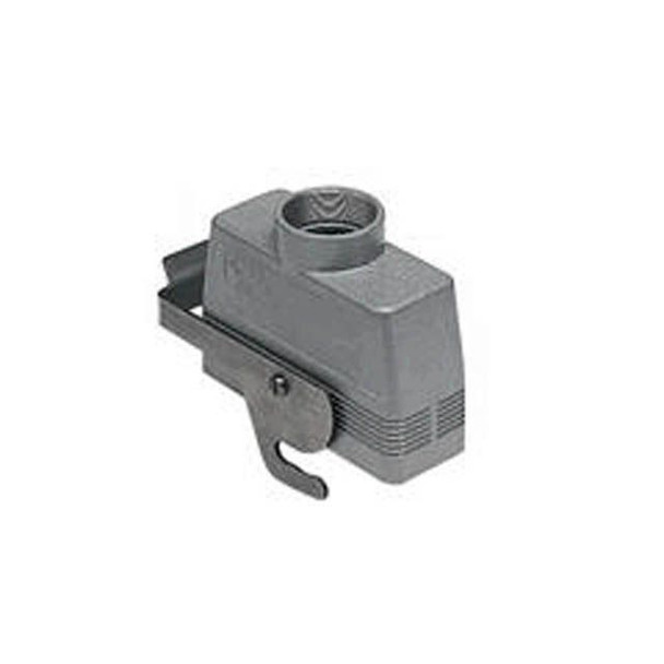 Mencom CAV-10YX29 Standard, Rectangular Hood, size 57.27, Center Latch, Top PG29 cable entry, High Construction | American Cable Assemblies