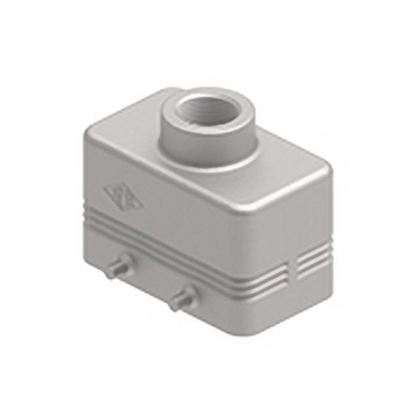 Mencom MHVR-10.20 High-Temp, Rectangular Hood, size 57.27, 4 Pegs, Top M20 cable entry | American Cable Assemblies