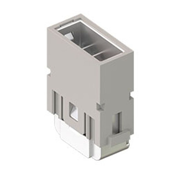 Mencom CX-08I6M Mixo Gigabit series, Male Rectangular Insert, 8 pin, 1 Module, 5 amp, Crimp, Shielded | American Cable Assemblies