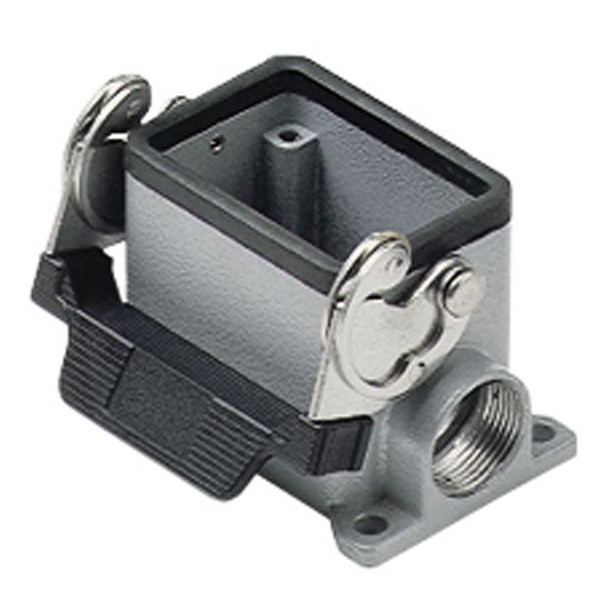 Mencom MAP-06L232 Standard, Rectangular Base, size 44.27, Single Latch, Surface mount, 2 x Side M32 cable entry, High Construction | American Cable Assemblies