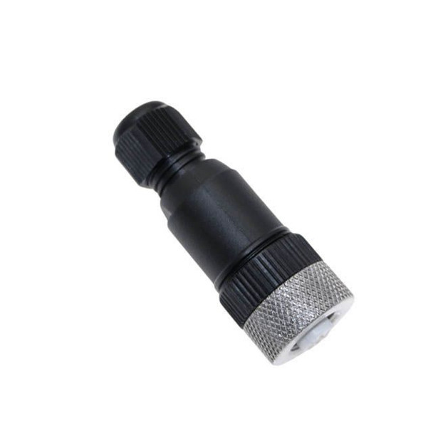 Mencom MEC-5FP-FW07 MEC, Field Wireable, 5 Pole, Female Straight, 3-6.5mm, Nickel Plated Brass | American Cable Assemblies