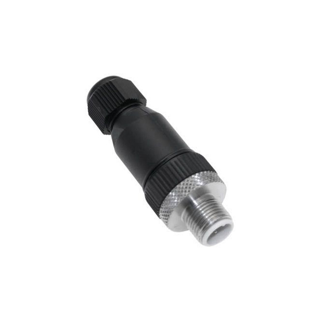 Mencom MEC-4MP-FW07 MEC, Field Wireable, 4 Pole, Male Straight, 3-6mm, Nickel Plated Brass | American Cable Assemblies
