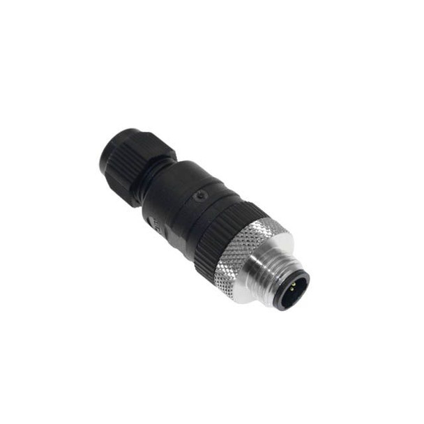 Mencom MAC-3MP-FW09 MAC, Field Wireable, 3 Pole, Male Straight, 4A, 6-8mm | American Cable Assemblies