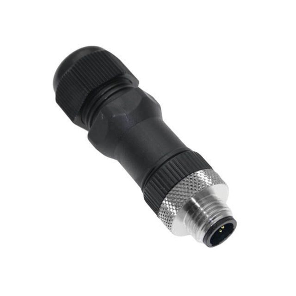 Mencom MAC-3MP-FW11 MAC, Field Wireable, 3 Pole, Male Straight, 4A, 5-10mm | American Cable Assemblies