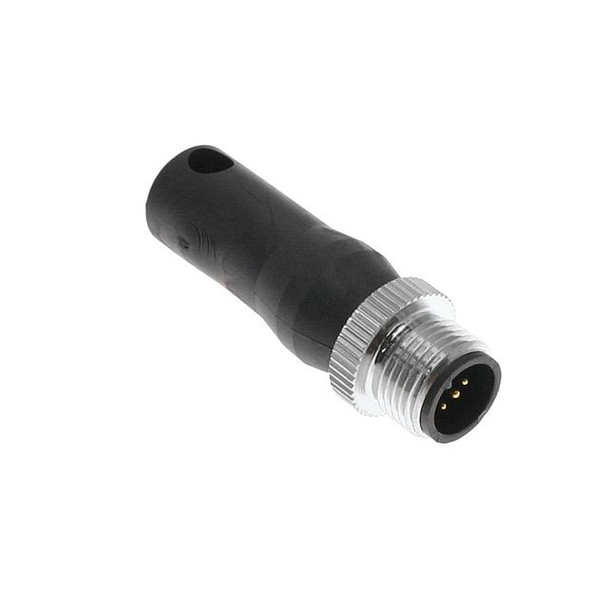Mencom MDCDN-5MP-DP1 DeviceNet Drop, M12, Dummy plug with terminator resistor, 5 pole, Male Straight | American Cable Assemblies