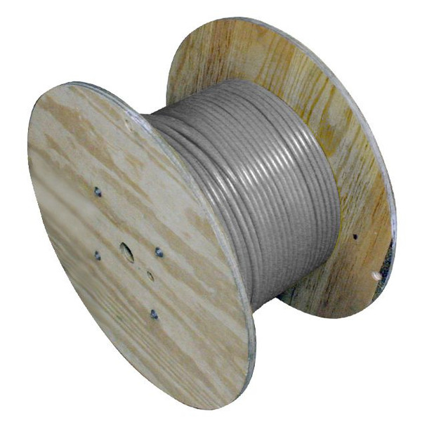 Mencom 10DDD01-0250 DeviceNet Drop, Raw Spool Cable, 5 Pole, 22/24awg, Gray, PVC, 250 ft. | American Cable Assemblies