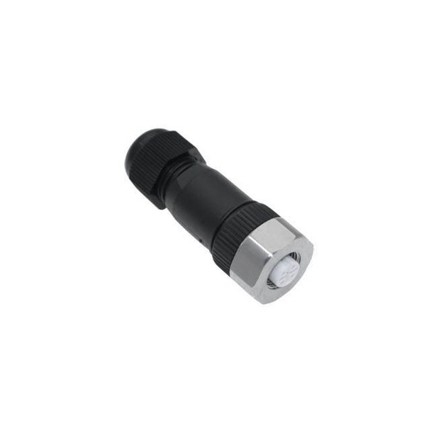 Mencom MDC-8FP-FW09-SS MDC, Field Wireable, 8 Pole, Female Straight, 4-8mm, Stainless Steel | American Cable Assemblies