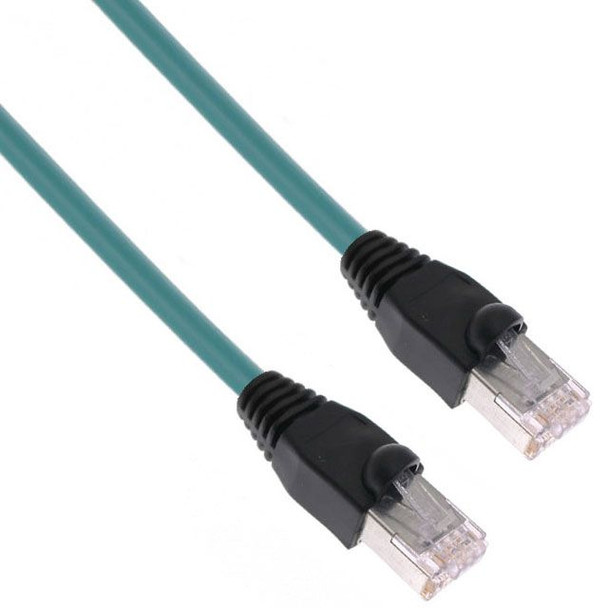 Mencom RJ45SP-8MMP-2M Ethernet , Cordset, 4 Pairs, Shielded to both ends, RJ45 Male / RJ45 Male Straight, 2M, 26awg, 1.5A, PUR | American Cable Assemblies