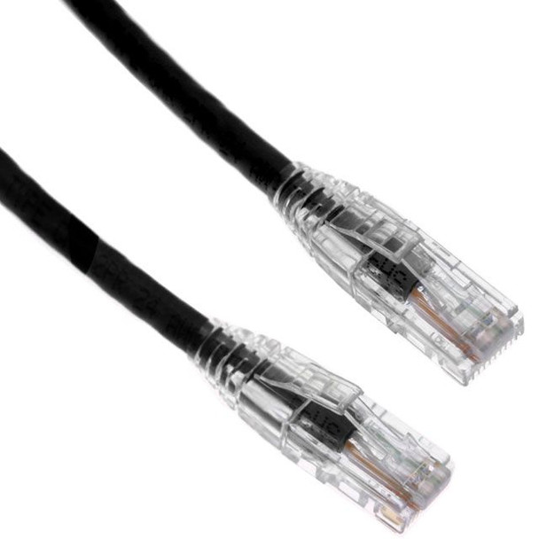 Mencom RJ45P-8MMP-2M Ethernet, Cordset, 4 Pairs, RJ45 Male / RJ45 Male Straight, 2M, 24awg, 1.5A, PUR | American Cable Assemblies
