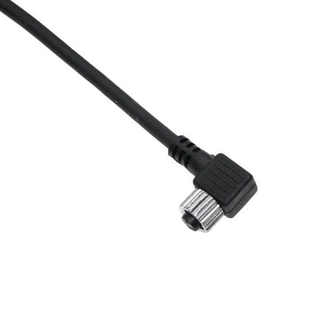 Mencom NANP-T-3FP-5M-R NAN, Cordset, 3 Pole, Female Right Angle, 5 Meters, 3A, Black, PUR, Nickel Plated Brass | American Cable Assemblies