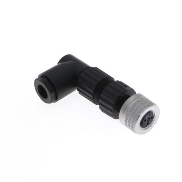 Mencom NAN-T-4FP-FW-R NAN, Field Wireable, 4 Pole, Female Right Angle, 4-5mm, Nickel Plated Brass | American Cable Assemblies