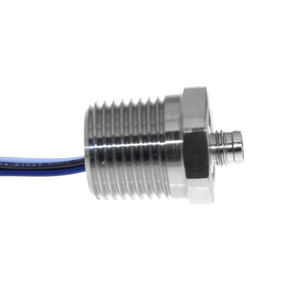 Mencom NAN-T-4MR-2 NAN, Receptacle, 4 Pole, Male Straight, 1 ft, 24awg, 3amp, .5-NPT, Front Mount, Nickel Plated Brass | American Cable Assemblies