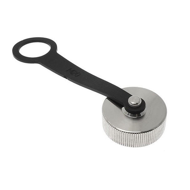 Mencom MIN-3-CAP-SS-M25 MIN Size III Cap, Stainless Steel, for M25 Receptacles | American Cable Assemblies