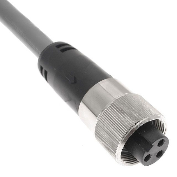 Mencom PMIN-40FP-20M MIN Power Distribution Series, Cordset, 4 Pole, Female Straight, 20M, 10awg, 40A, Gray, PVC | American Cable Assemblies