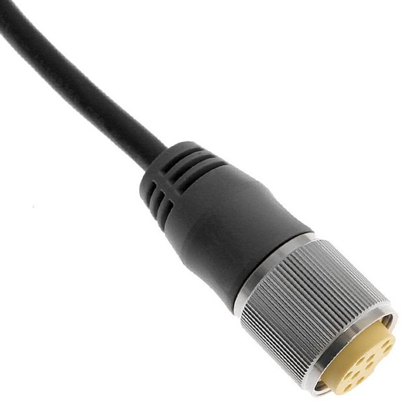 Mencom MIN-9FP-6-C011 MIN Size III, Cordset, 9 Pole, Female Straight, 6 Ft, 7A, Black, TC-ER | American Cable Assemblies