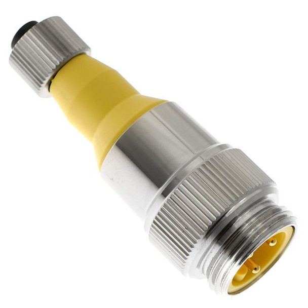 Mencom MINEDC-3MFP-AD2 MIN Size I Male to MDC Female Adapter, 3 pole, Pin 1 to Pin 3; Pin 2 to Pin 4; Pin 3 to Pin 1 | American Cable Assemblies
