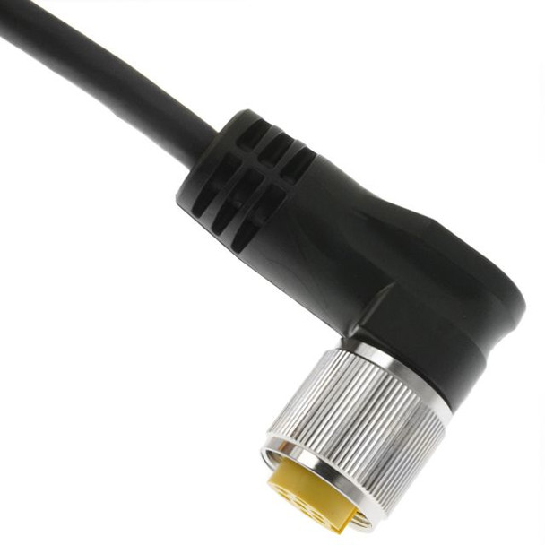 Mencom MIN-7FP-12-R-C011 MIN Size II, Cordset, 7 Pole, Female Right Angle, 12 Ft, 8A, Black, TC-ER | American Cable Assemblies