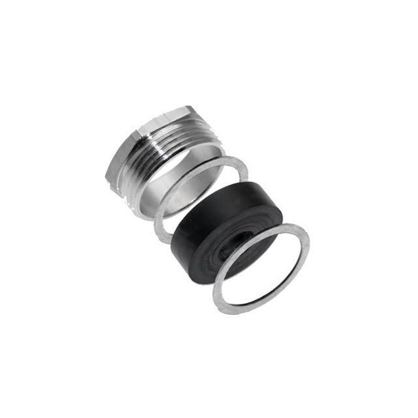 Mencom CRT-M25 M25, Nickel Plated Brass, Concentric, Cable Gland, 0.354 - 0.709 | American Cable Assemblies