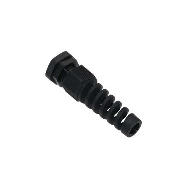 Mencom PCG-M16-BS M16, Plastic Gland, With Flex Strain Relief, Black, 0.195 - 0.39 | American Cable Assemblies