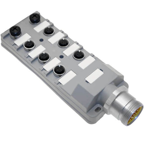 Mencom JAC-830-010-M000 JAC Junction Blocks, 3 Pin, 8 Port, No Led, MIN Size III Home Run Connector | American Cable Assemblies
