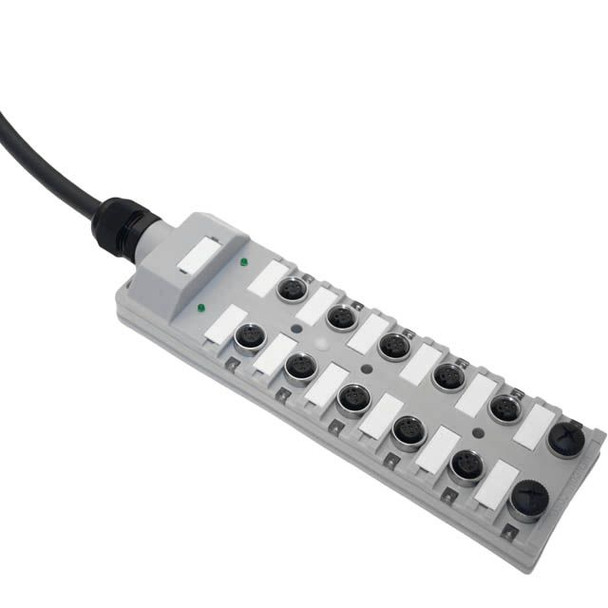 Mencom JDC-24P-216-C150 JDC Junction Blocks, 4 Pin, 12 Port, PNP, 15 Meters of Home Run Cable | American Cable Assemblies