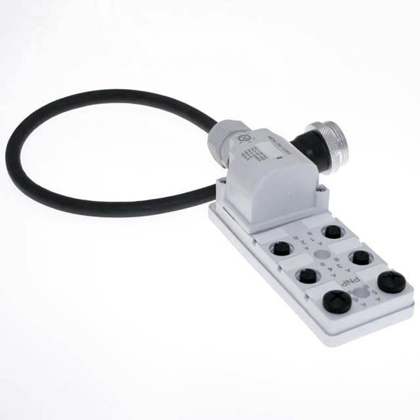 Mencom JDC-64P-209-M003 JDC Junction Blocks, 4 Pin, 6 Port, PNP, MIN Size III 0.3 Meters Home Run Connector | American Cable Assemblies