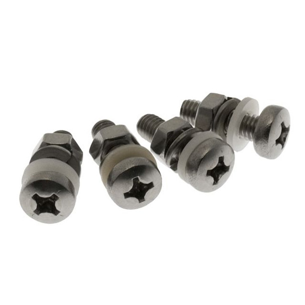 Mencom D-PIC48-MT Panel Interface Connector, Accessory, Optional Screw Kit, M6, Stainless Steel, for Size 48 | American Cable Assemblies