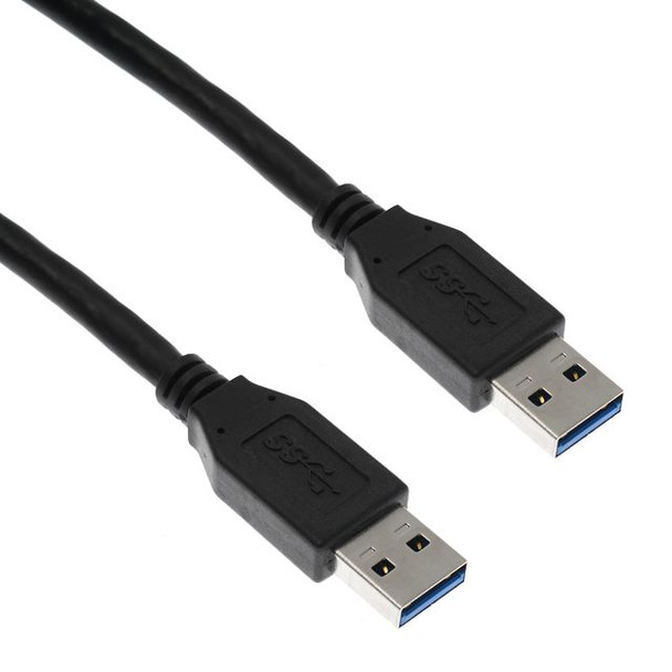 Mencom USB3.0AA-03 Panel Interface Connector, Accessory, USB 3.0, Style A male to Style A male cable, 3' | American Cable Assemblies