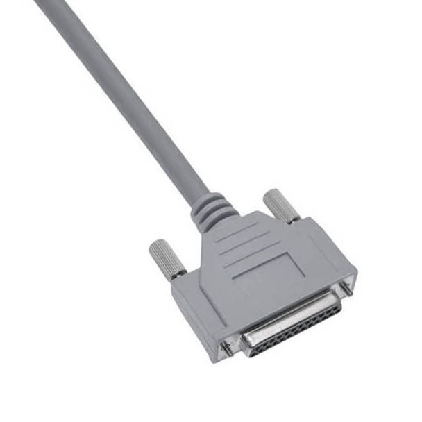 Mencom DB25-FP-10M Panel Interface Connector, 25 pin D-sub female guaranteed color code cable, 10M | American Cable Assemblies