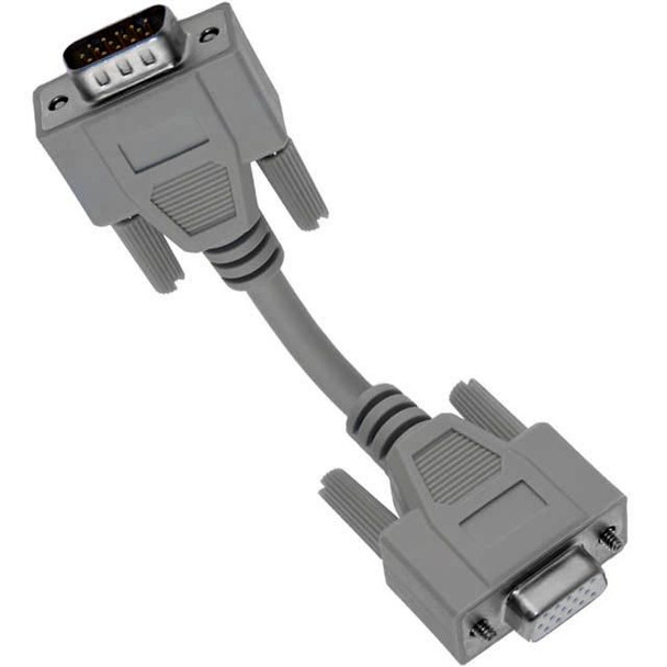 Mencom DDB15-MF-06 Panel Interface Connector, Double Density 15 pin D-sub male to female cable, 6' | American Cable Assemblies