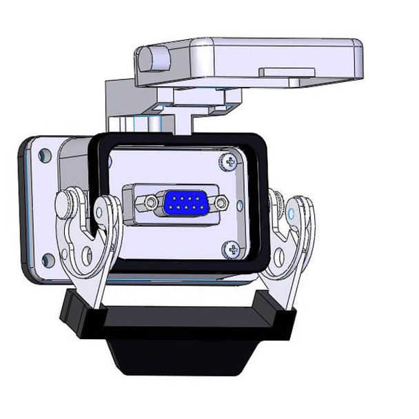 Mencom DB09F-06LS Panel Interface Connector with, DB9F, in a 06LS housing | American Cable Assemblies