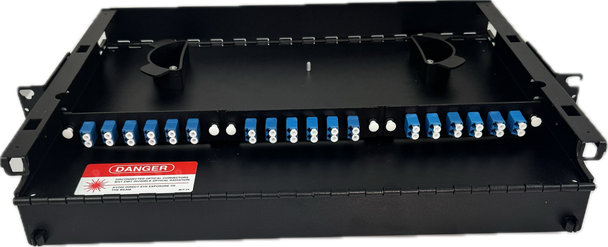 2RU Rack Mount Fiber Optic Enclosure | LGX Fiber Patch Panel | Made in USA
