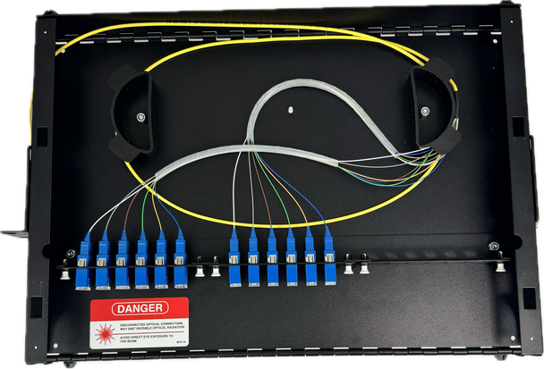 2RU Rack Mount Fiber Optic Enclosure | LGX Fiber Patch Panel | Made in USA