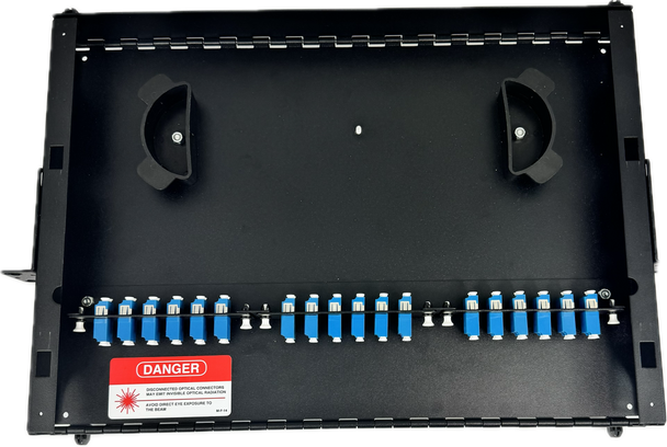 3RU Rack Mount Fiber Optic Enclosure | LGX Fiber Patch Panel | Made in USA